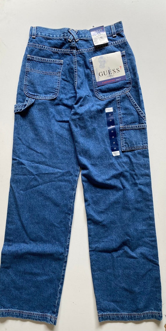 Vintage NWT Girls Guess Jeans Stone Wash Carpente… - image 5