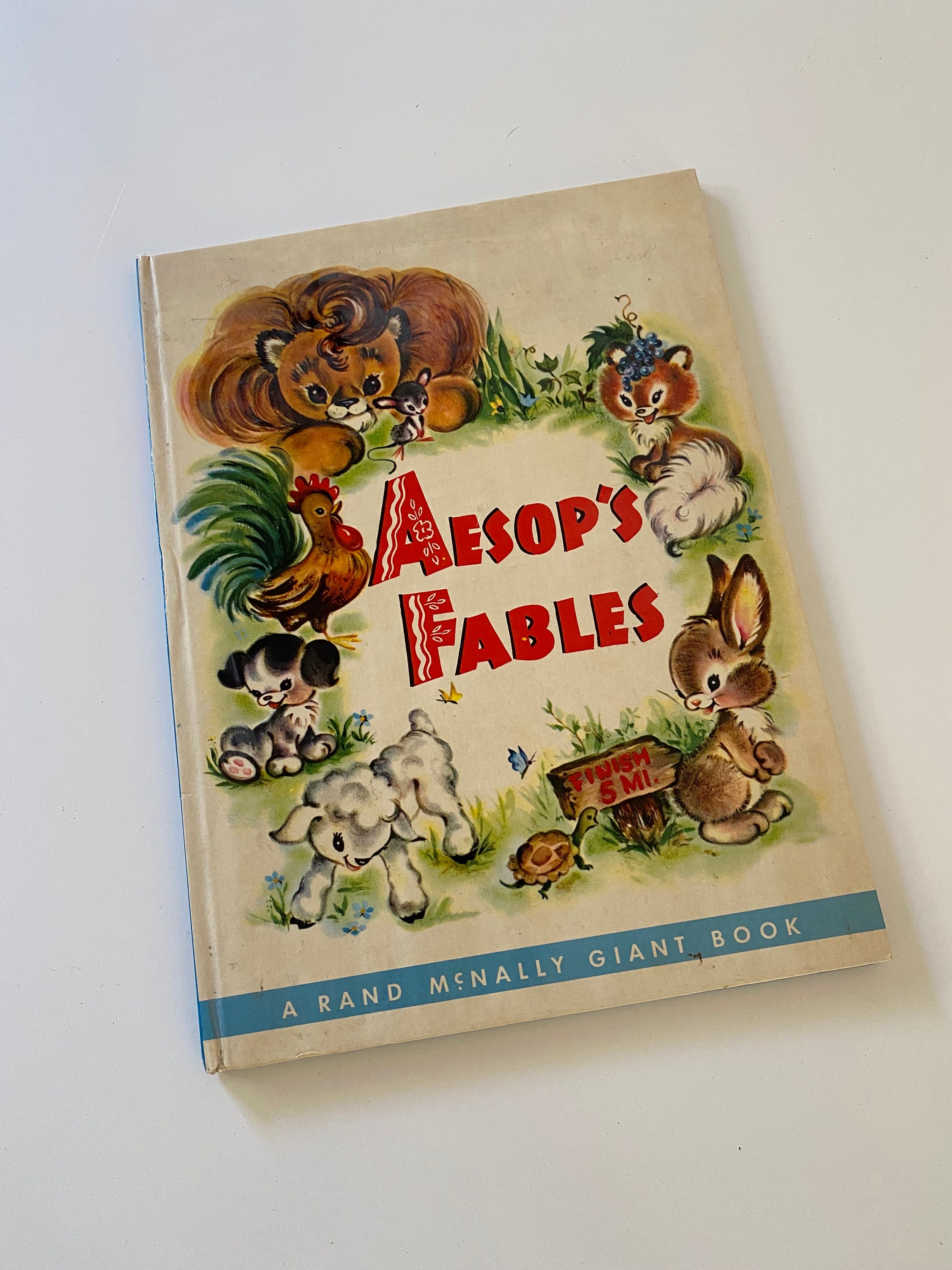 【Werbung vintage 】Aesop Amazon.com: Posterazzi Aesop Telling Fables Poster Print