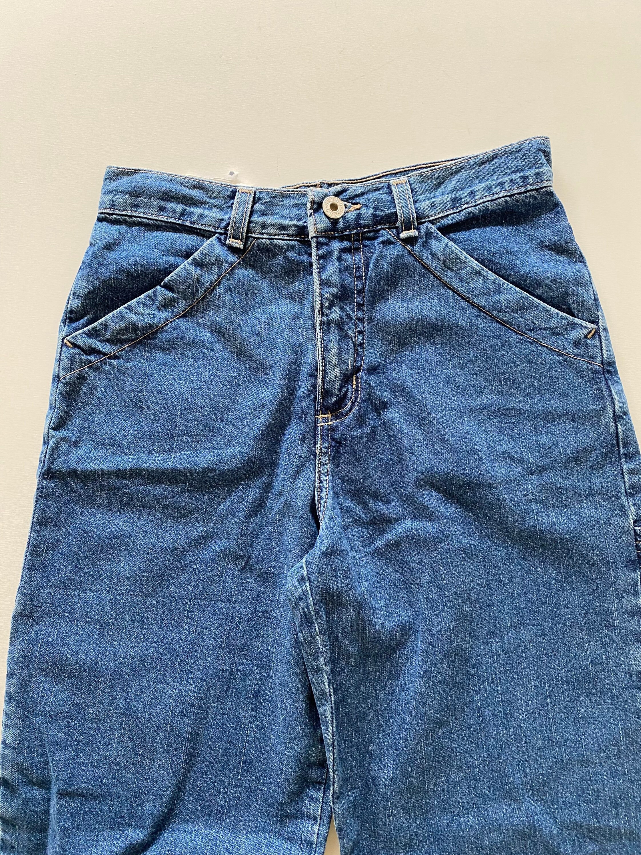Vintage NWT Girls Guess Jeans Stone Wash Carpenter Jeans Relaxed