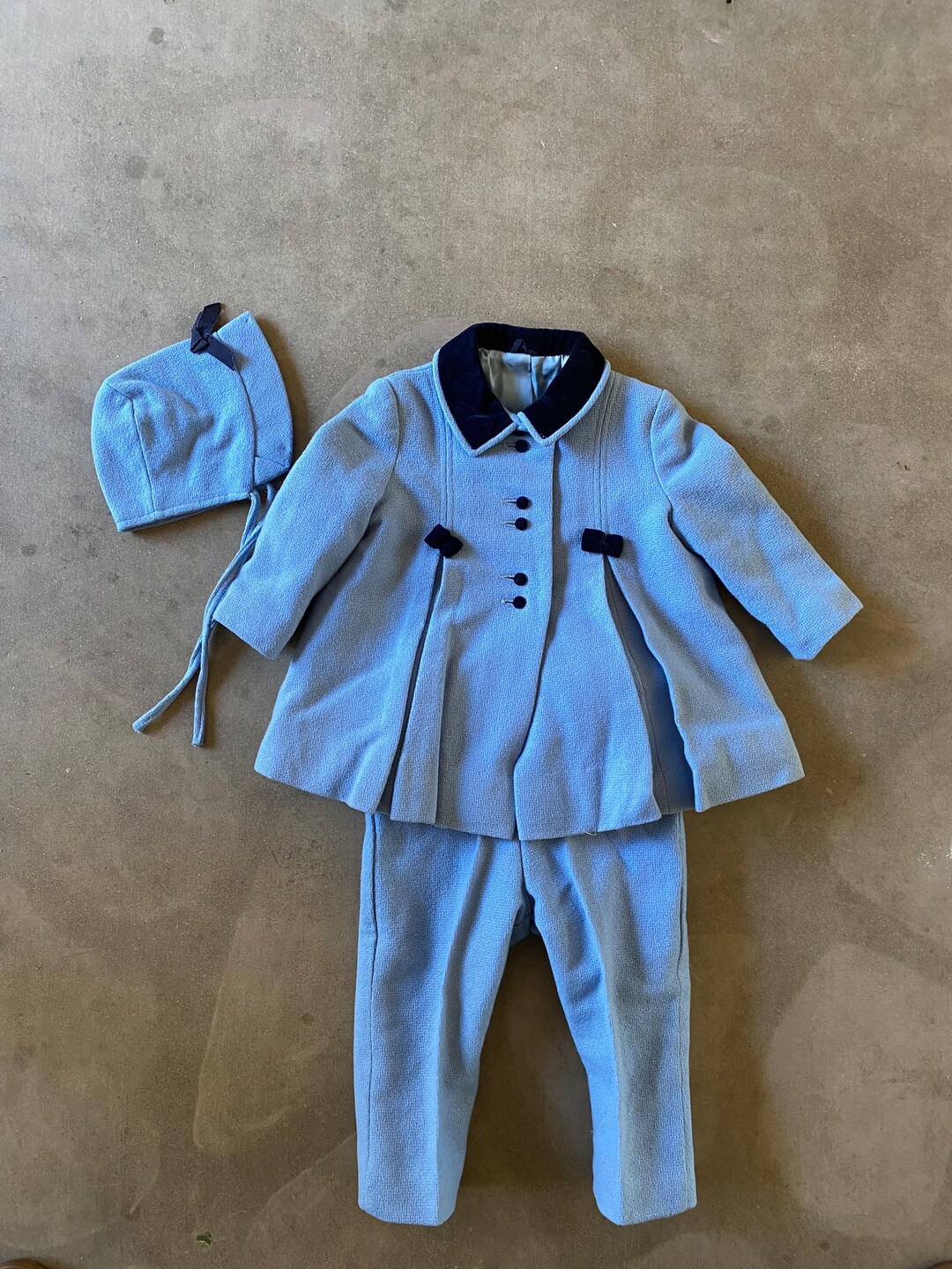 Vintage 60s Deadstock Toddler Coat Outfit Blue Velvet Winter Etsy vintage-60s-deadstock-toddler-coat-outfit-blue-velvet-winter-etsy