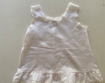 Vintage 70s Toddler Slip Sears A-line Slip Tank Dress Size 2T