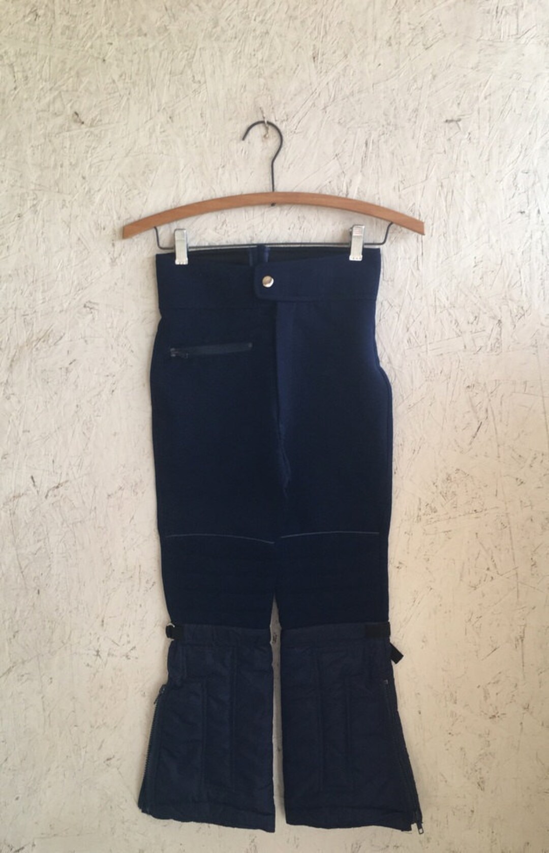 Vintage Kids Ski Pants, 1980's Retro Navy Blue Snow Pants Size 8 Etsy