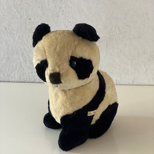 Antique Stuffed Panda Bear - Etsy