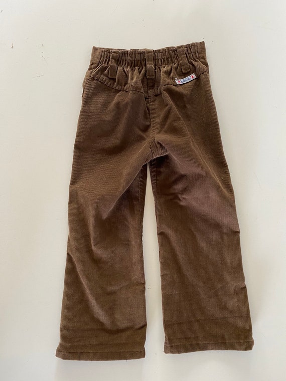 70s Kids Health-tex Flare Brown Cords Toddler Cor… - image 3