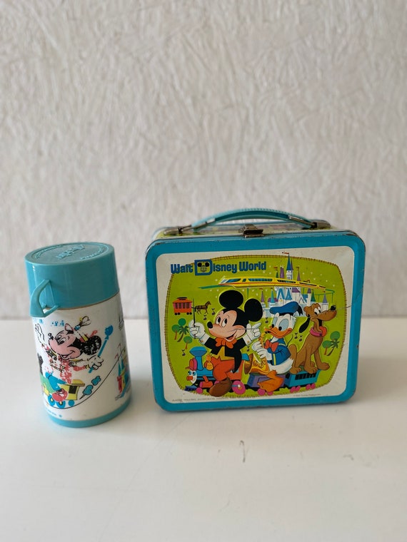 Vintage Walt Disney World Metal Lunch Box & Thermos Country Bear
