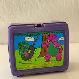Barney Lunch Box - Etsy