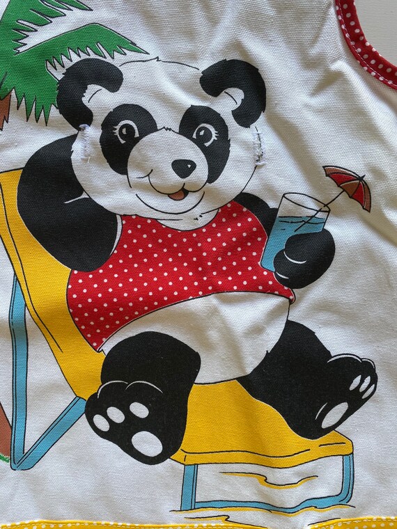 Vintage NWT Kids "Lounging Panda" Dress // A-line… - image 3