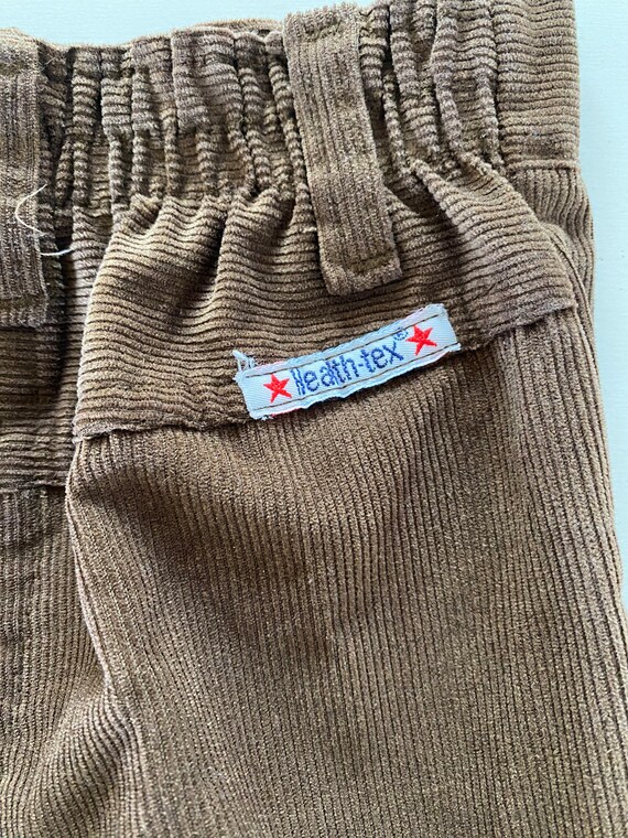 70s Kids Health-tex Flare Brown Cords Toddler Cor… - image 4