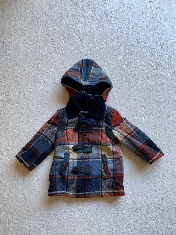 vintage simplicity s39 boys and girls duffel coat in two lengths with attached hood 1960s size 8