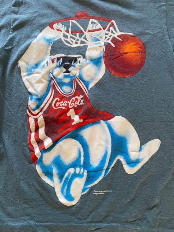 トップス 90s old coka cola white bear damage Tee gr_ff30da52-0565-43f4-829f-