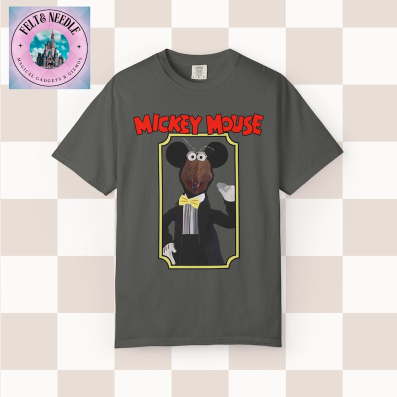 Comfort Colors Rizzo the Rat Mickey Mouse Muppet Vision 3D T-shirt | Disney World Pepper
