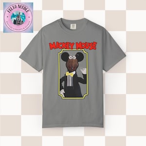 Comfort Colors Rizzo the Rat Mickey Mouse Muppet Vision 3D T-shirt | Disney World Granite