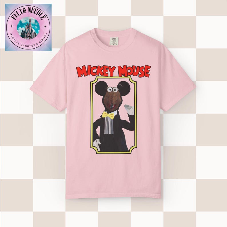 Comfort Colors Rizzo the Rat Mickey Mouse Muppet Vision 3D T-shirt | Disney World Blossom