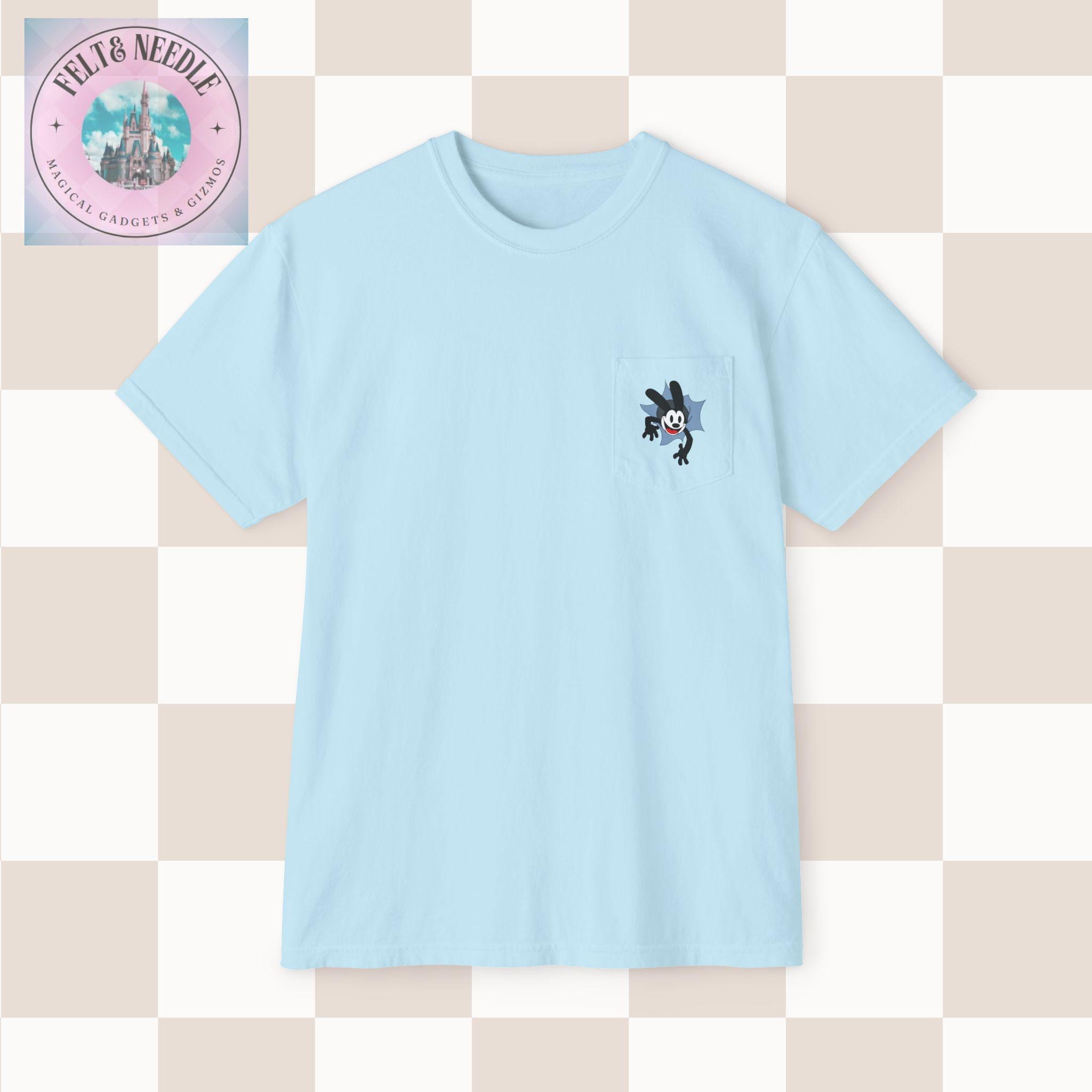オズワルド・ザ・ラッキーラビット ポケットTシャツ、ディズニー 