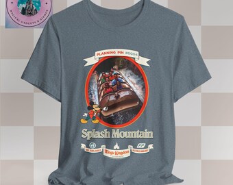 ディズニー レトロ スプラッシュ マウンテン T シャツ、ミッキーマウス