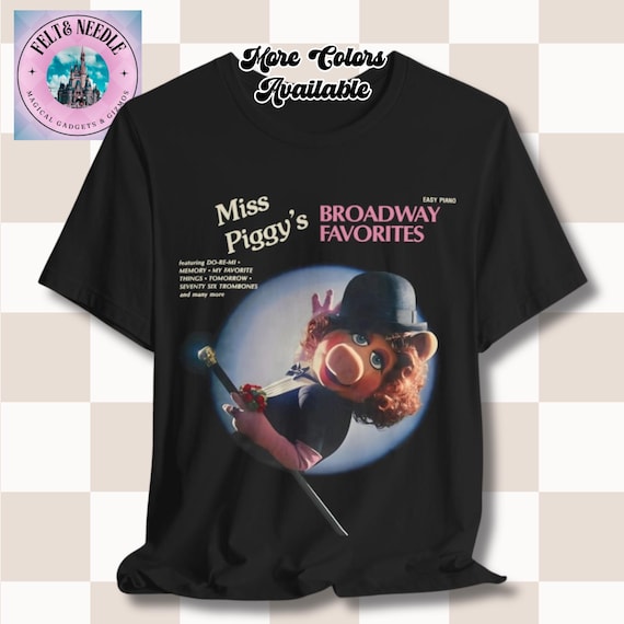 Retro Miss Piggy Tee, Muppet Show Fan Shirt, Funny 70s 80s Style 