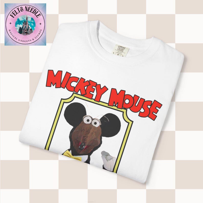 Comfort Colors Rizzo the Rat Mickey Mouse Muppet Vision 3D T-shirt | Disney World image 8