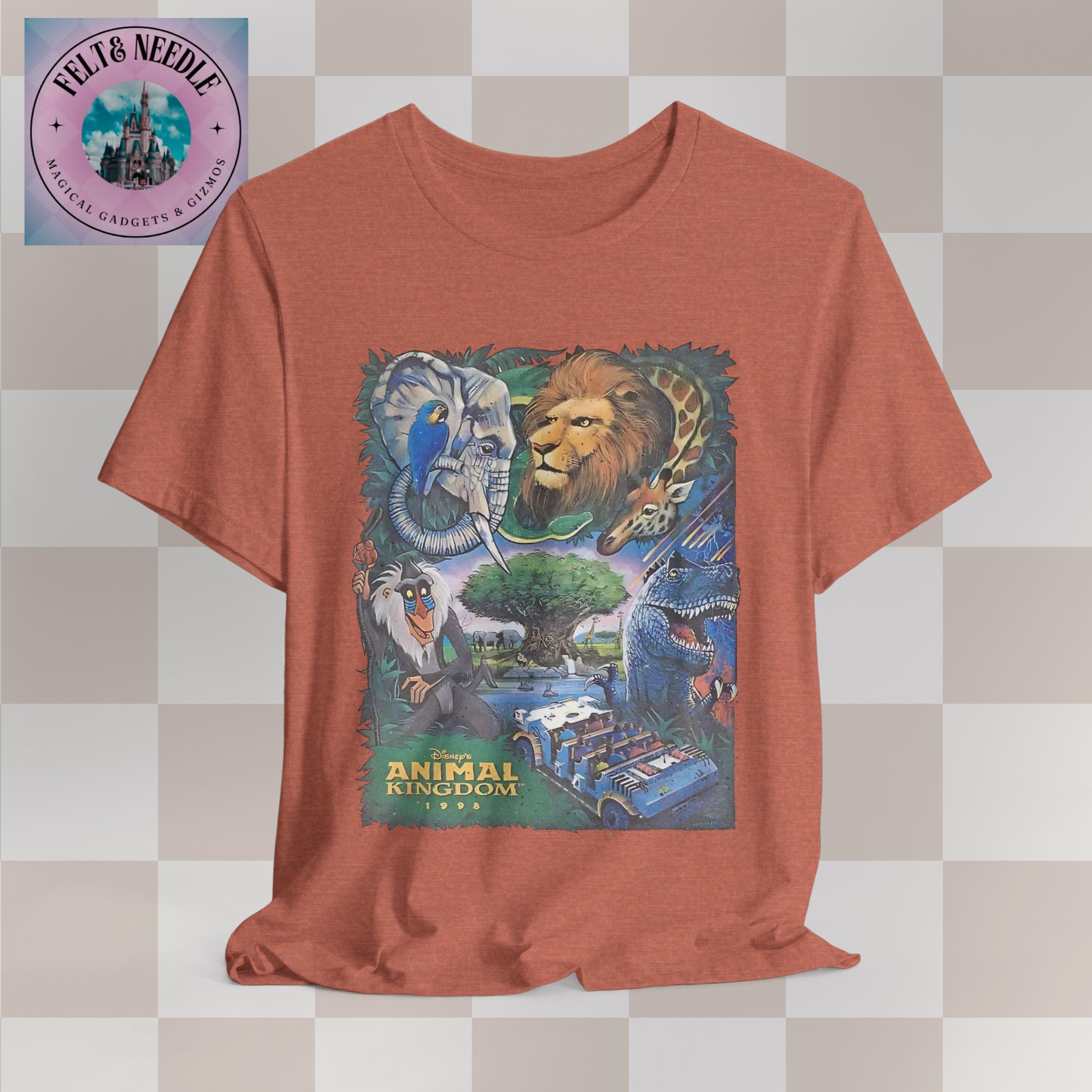 Vintage Inspired 1998 Animal Kingdom T-shirt, Walt Disney World 