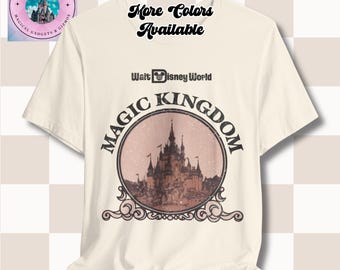 Camiseta del Castillo de Cenicienta de Disney de 1981 en Magic Kingdom, camiseta vintage, camiseta unisex, top con estampado retro, regalo de Disneyland, ropa para fans de Disney.