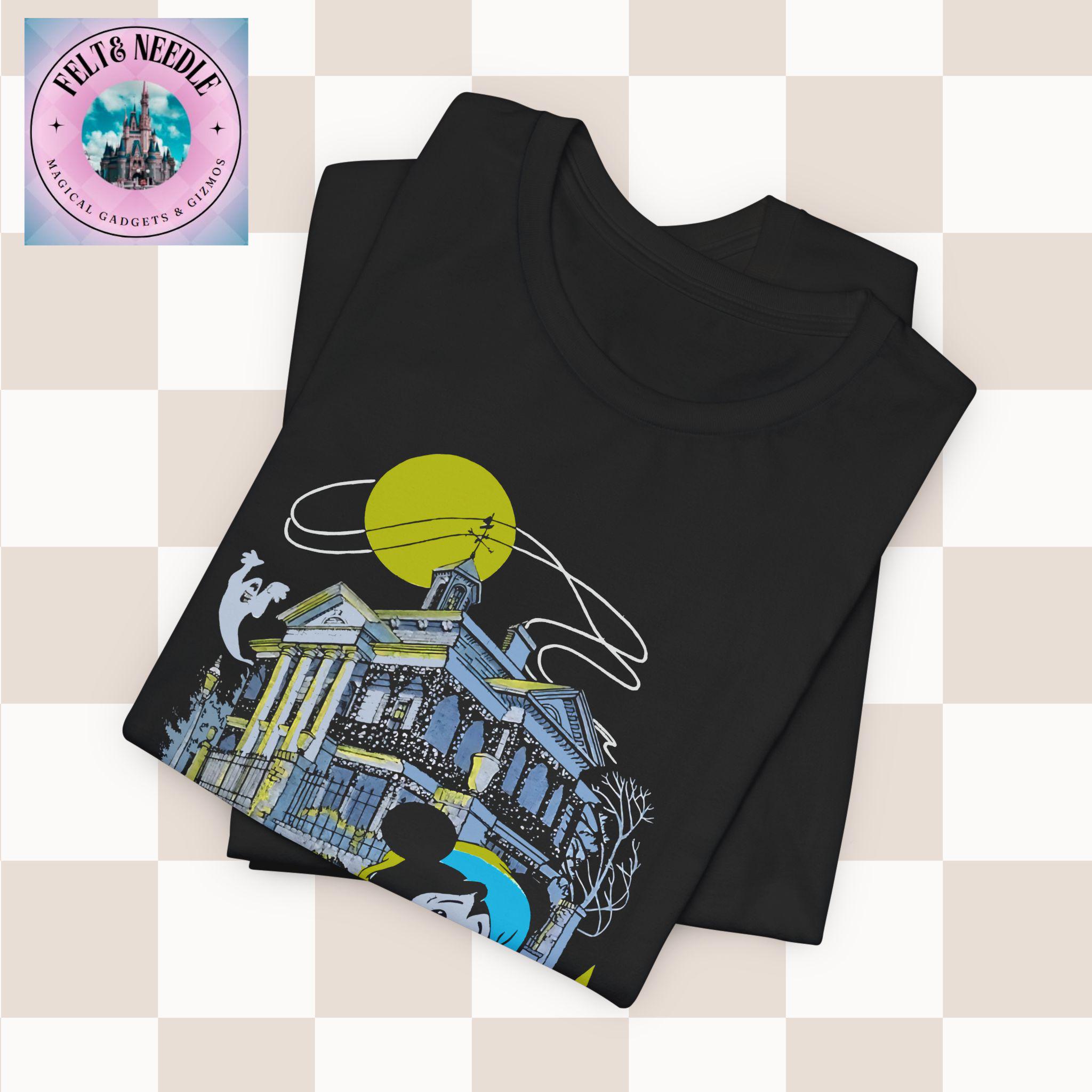 ヴィンテージ ミッキーマウス ホーンテッドマンション Tシャツ、レトロ