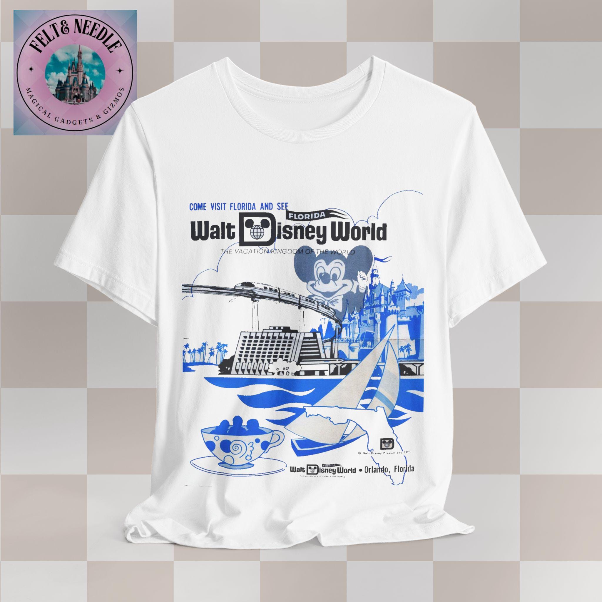 ヴィンテージ ディズニーワールド ミッキーマウス Tシャツ、1970年代 