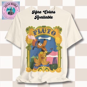 Vintage Pluto Unisex Tee, Retro Disney Shirt for Dog Lovers, Fun Graphic T-Shirt, Gift for Birthdays, Cute Casual Wear, Playful Cartoon