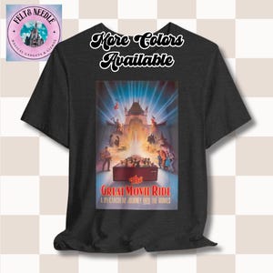 Vintage MGM Studios Hollywood Studios Attraction Poster Unisex Tee, Movie Buff Gift, Hollywood Studios Shirt, Retro Movie Lover Tee, Film