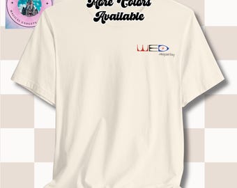 Camiseta unisex con el logo retro de WED Enterprises de Disney Imagineering, estilo vintage, regalo para fans de Disney, camiseta retro.