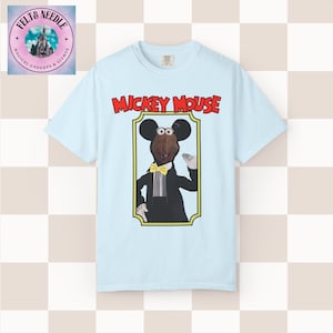 Comfort Colors Rizzo the Rat Mickey Mouse Muppet Vision 3D T-shirt | Disney World Chambray