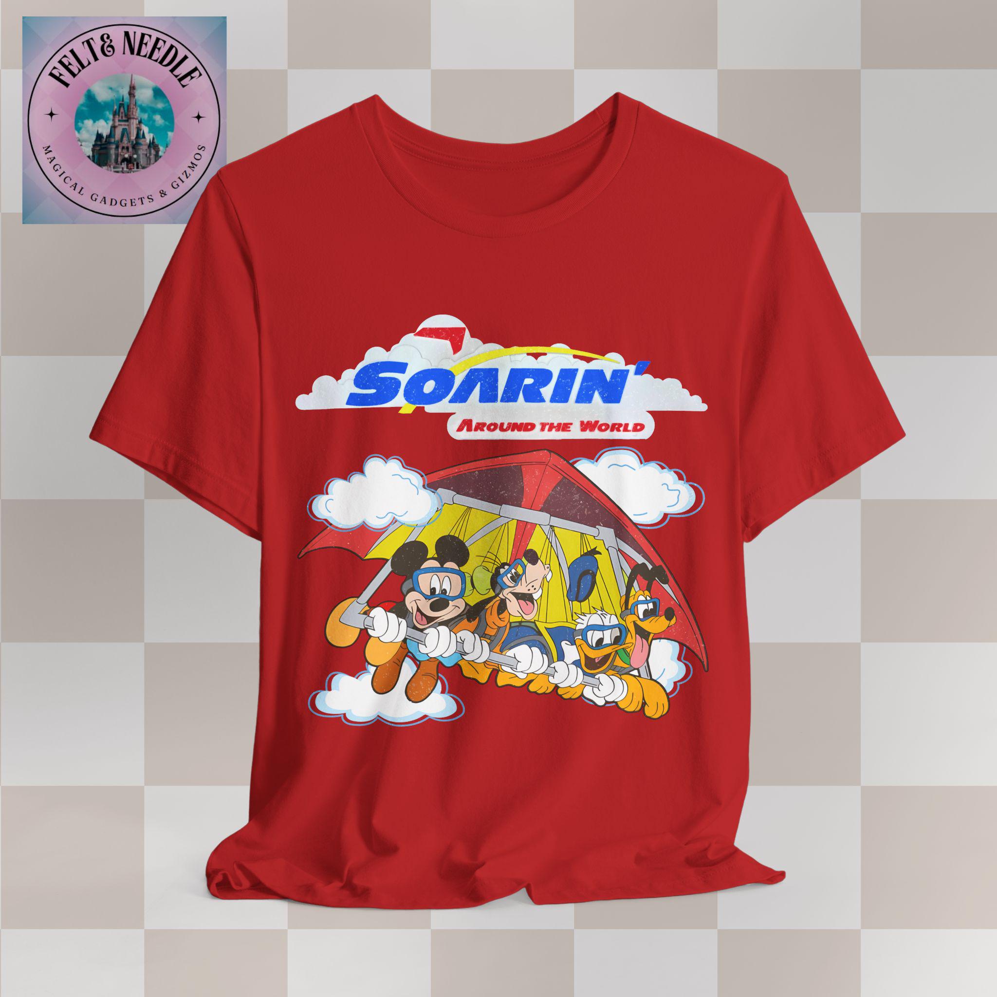 ディズニー ヴィンテージ ソアリン Tシャツ Lサイズ カルフォルニア 90s ヴィンテージ ソアリン・アラウンド・ザ・ワールド Tシャツ、ハング