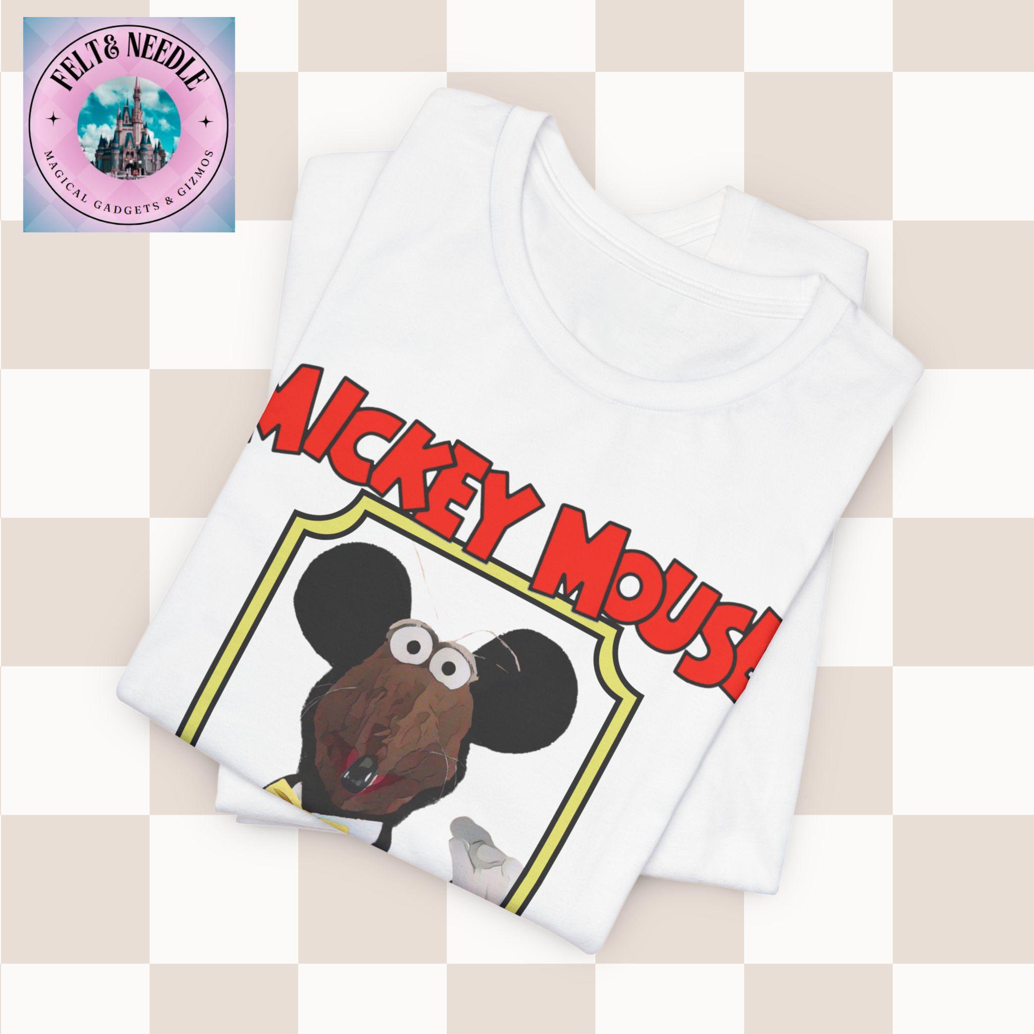Disney Rizzo the Rat as Mickey Mouse Unisex Tee, Muppet Vision 3D 