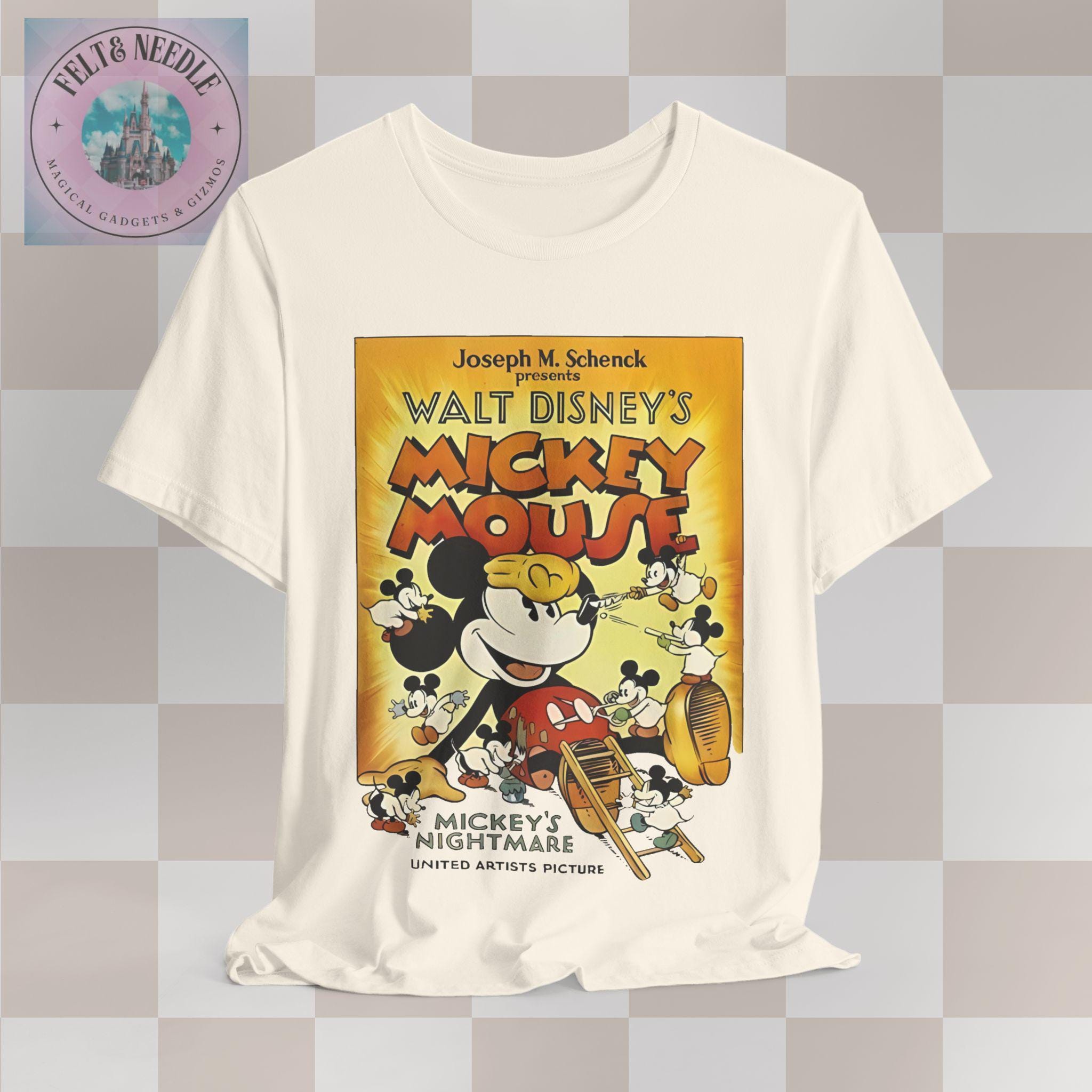 ヴィンテージ ミッキーマウス ナイトメアー ユニセックス Tシャツ 
