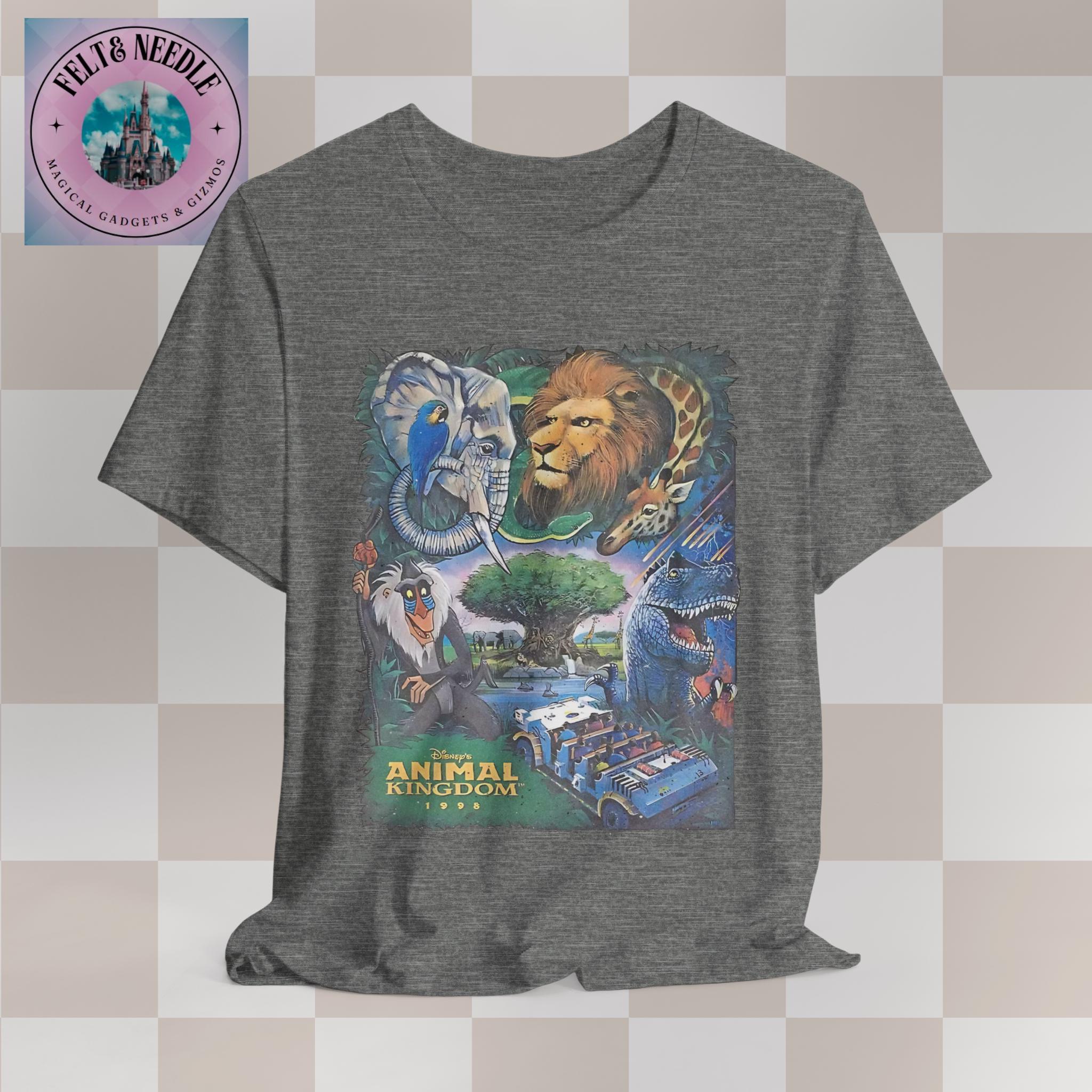 Vintage Inspired 1998 Animal Kingdom T-shirt, Walt Disney World 
