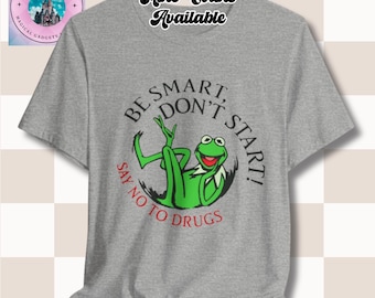 カーミットTシャツ - 考えるカーミットフロッグ - レトロヴィンテージ