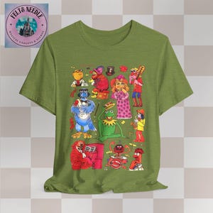 Retro Muppets 1970s Vintage Pattern T-Shirt, Tee Shirt, Unisex Top, Short Sleeve Apparel, Fun Graphic Clothing image 4