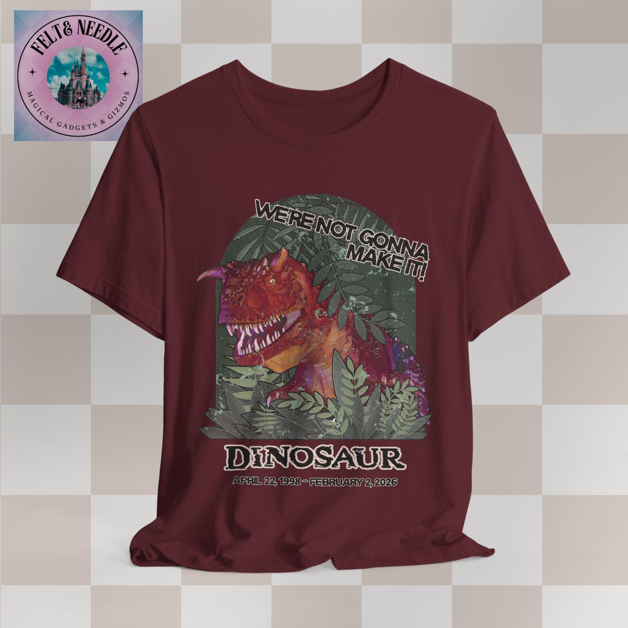 ディズニー アニマルキングダム 恐竜Tシャツ、ヴィンテージテーマ