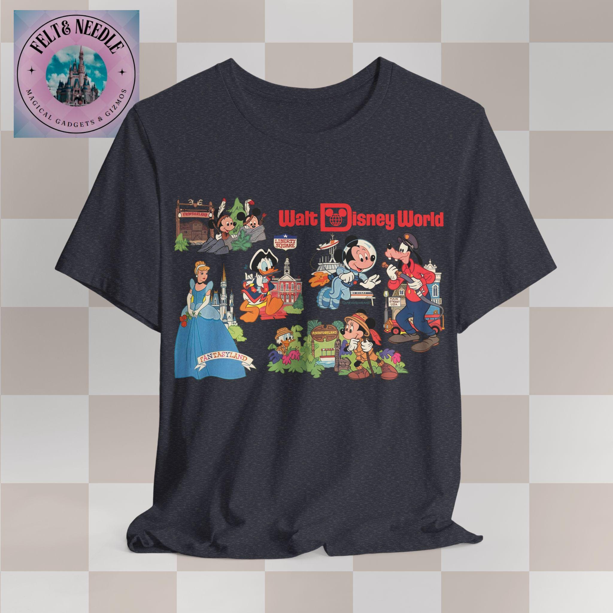 ヴィンテージ ウォルト・ディズニー・ワールド・ランド Tシャツ 