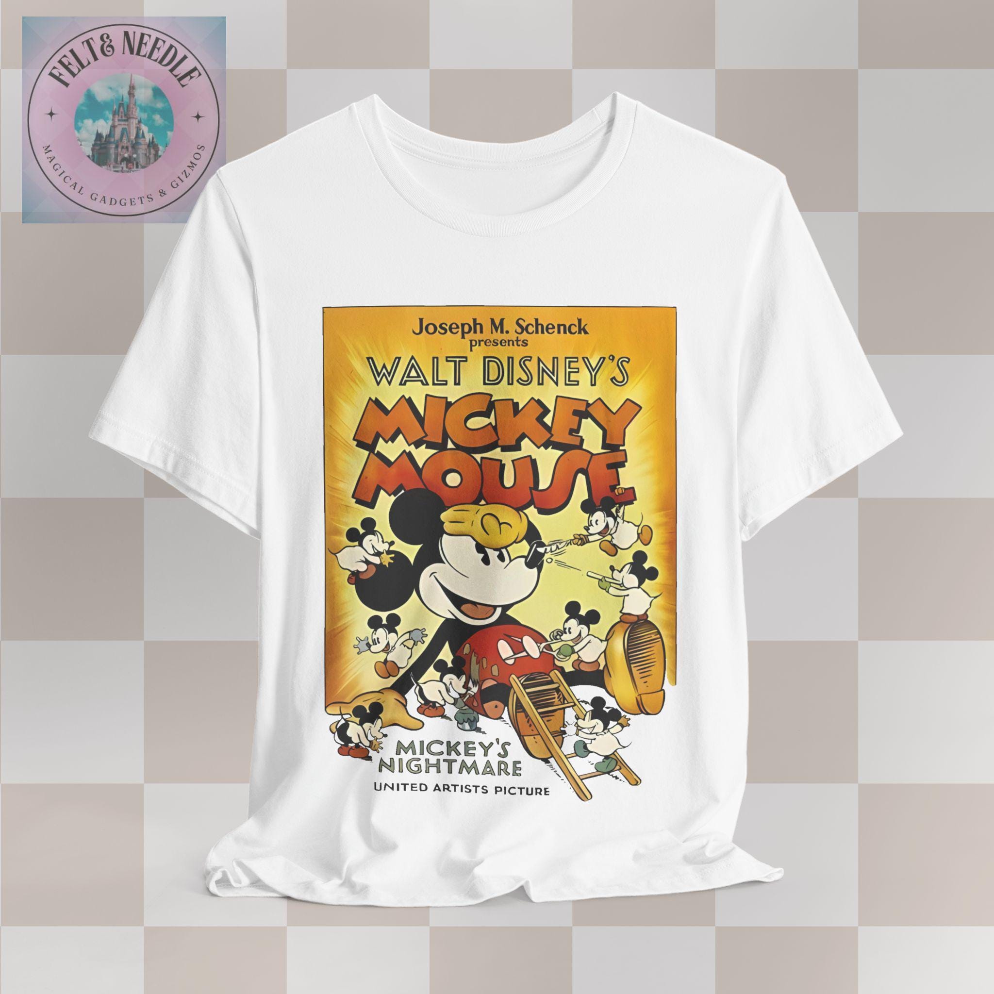 ヴィンテージ ミッキーマウス ナイトメアー ユニセックス Tシャツ