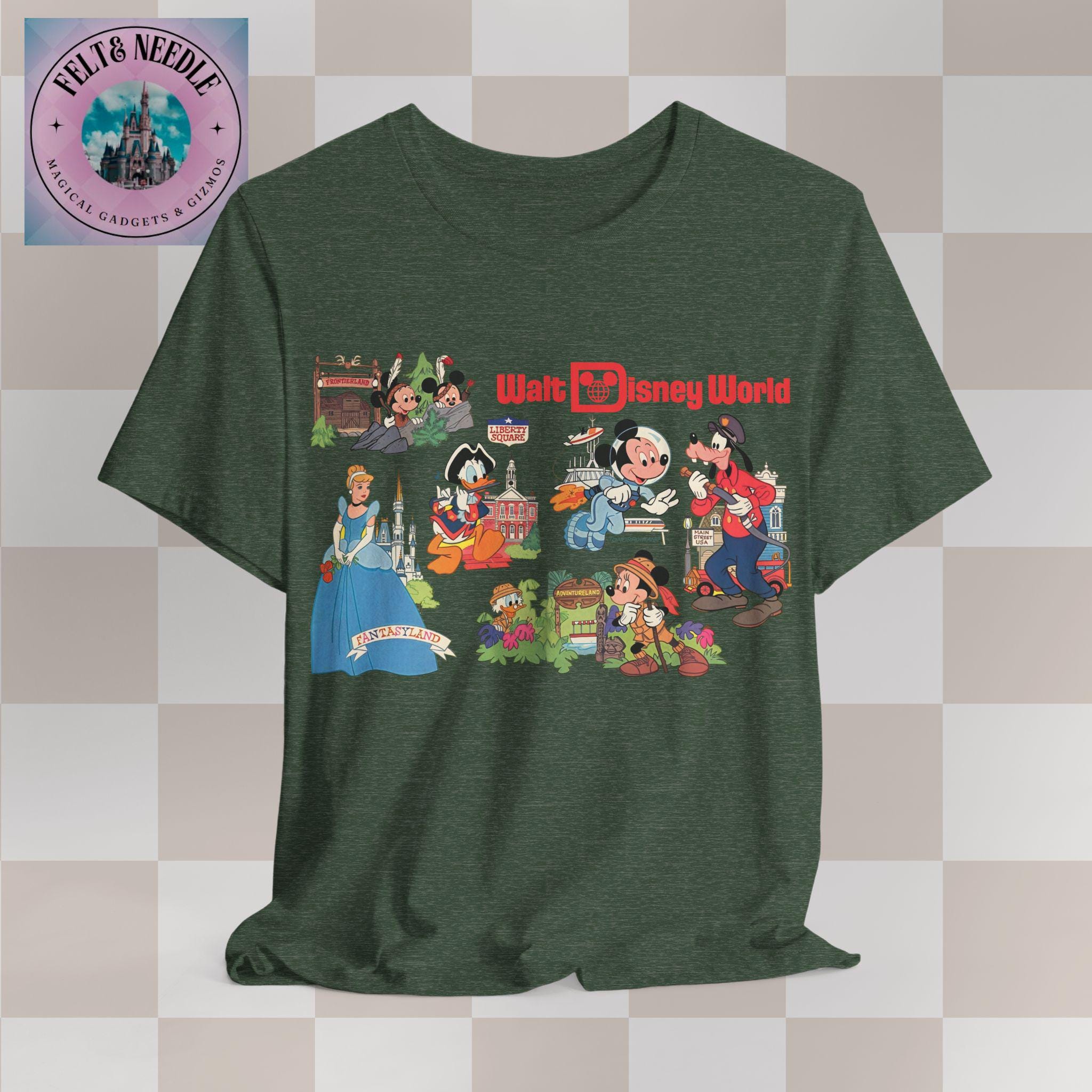 ヴィンテージ ウォルト・ディズニー・ワールド・ランド Tシャツ