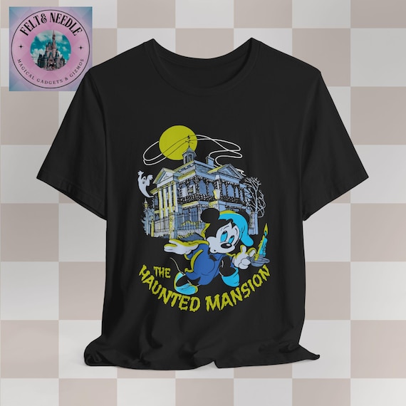 ヴィンテージ ミッキーマウス ホーンテッドマンション Tシャツ、レトロ