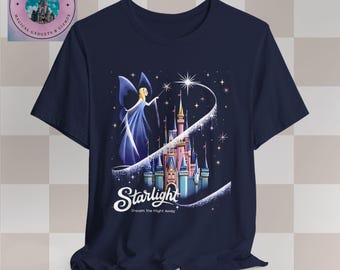 Disney Starlight Parade Blue Fairy Tee, Magic Kingdom Cinderellas Castle Unisex Shirt, Disney World Tee, Fairy Castle Tshirt, Disney Fan