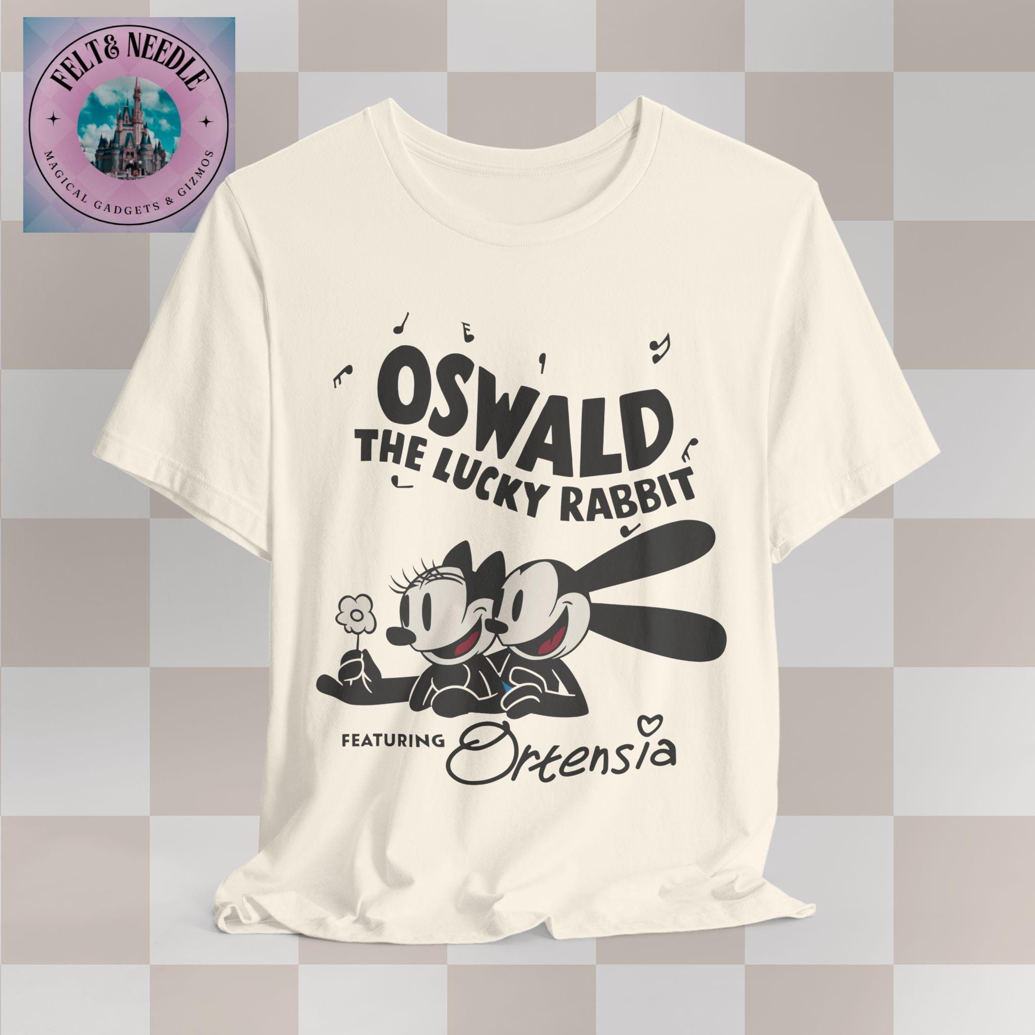 Oswald the Lucky Rabbit Unisex T-shirt, Tee, Short Sleeve, Disney