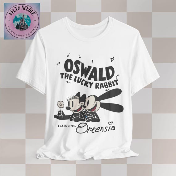 Oswald the Lucky Rabbit Unisex T-shirt, Tee, Short Sleeve, Disney