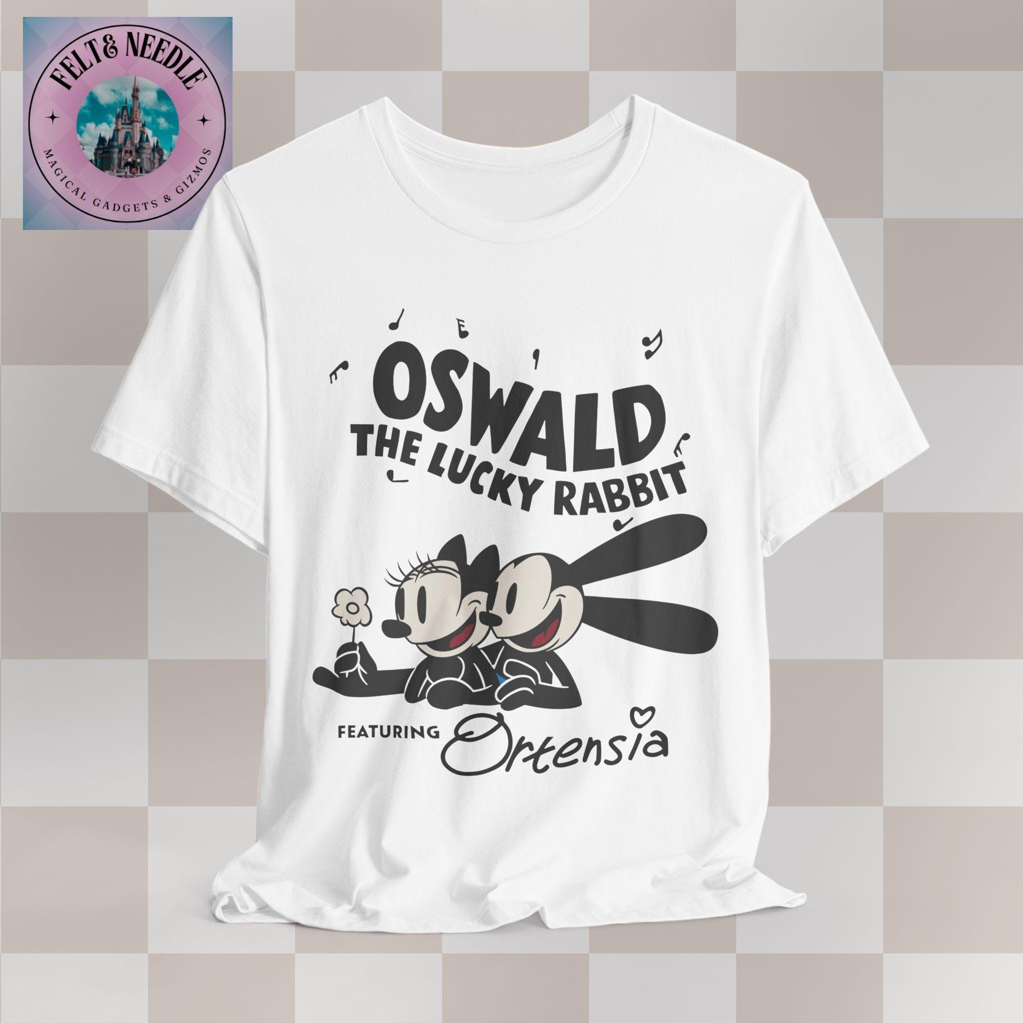 Oswald the Lucky Rabbit Unisex T-shirt, Tee, Short Sleeve, Disney