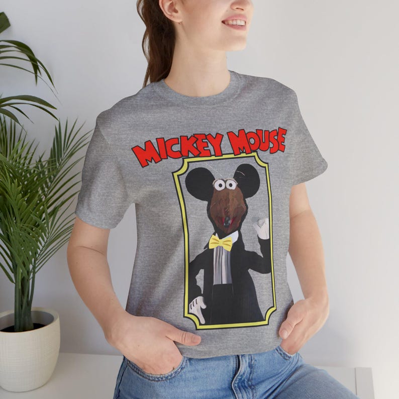 Mickey Mouse Rizzo Disney Rizzo the Rat as Mickey Mouse Unisex Tee, Muppet Vision 3D Shirt ...