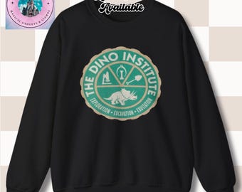 Felpa con cappuccio Animal Kingdom Dinosaur Institute, girocollo Disney World, maglione Dino Ride, abbigliamento unisex, abbigliamento per parchi a tema