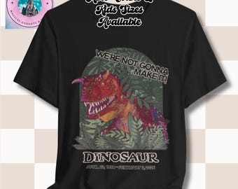 Disney Animal Kingdom Dinosaur Tee, Vintage Theme Park Shirt, Opening Closing Dates, Unisex T-Shirt, Theme Park Gift, Retro Disney Apparel,