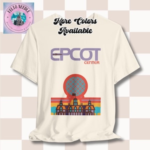 Retro Epcot Center Tee, 80s Spaceship Earth Shirt, World Showcase T-Shirt, Vintage Theme Park Top, Disney Vacation Apparel