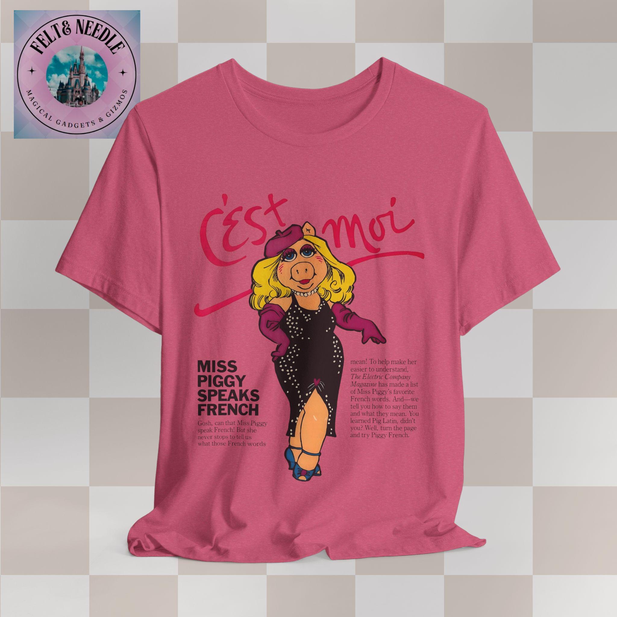 Miss Piggy Magazine Cover Unisex Tee - Muppet Lover Gift, Funny