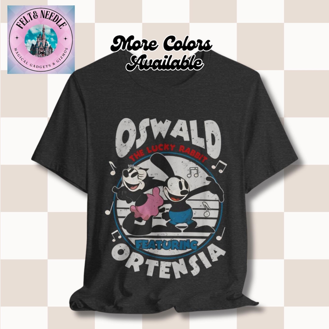 Disney Oswald the Lucky Rabbit Featuring Ortensia, Unisex T-shirt